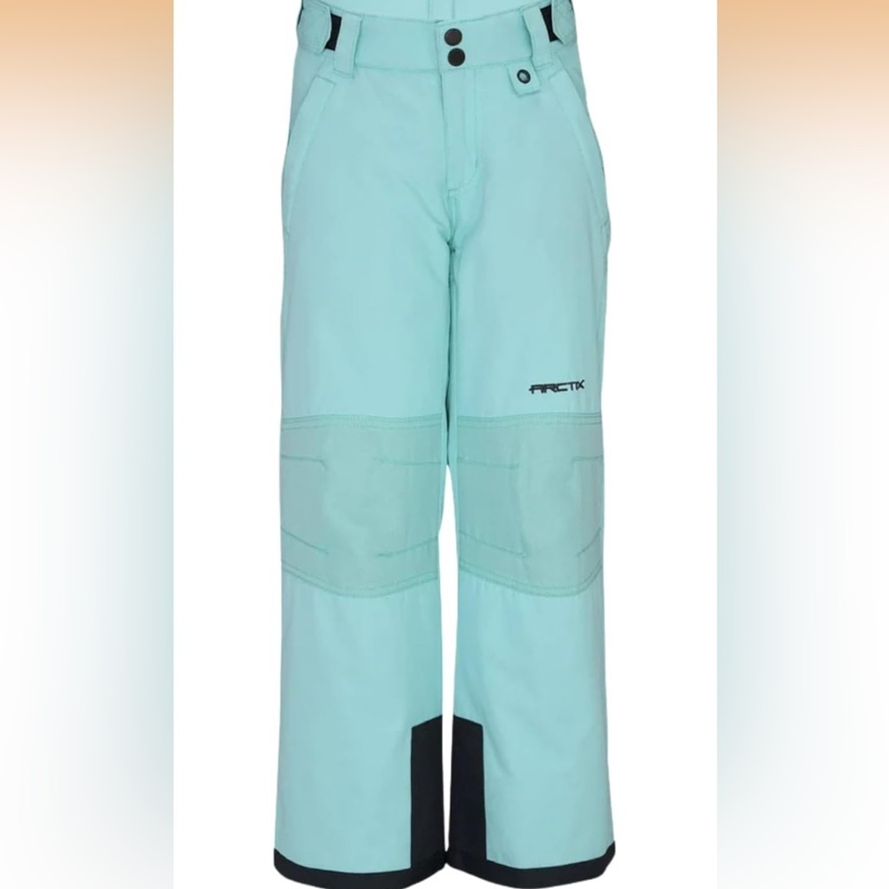 Arctix Kids Snow Pants With Reinforced Knees And Seat, Island Azure, XS 829-11